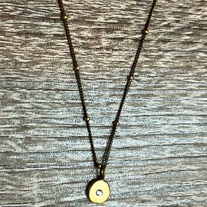 Gold and diamond necklace